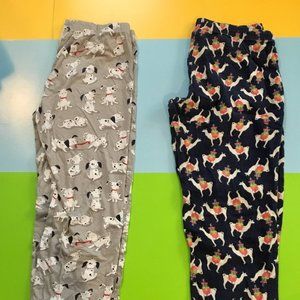 2 pairs of pj pants